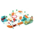 thumbnail image 3 of Juguetes de coches de pista, juguetes de pistas de coches de carreras, juguetes de pistas de coches de carreras de juguete de vagón eléctrico, durabilidad extendida, 3 of 8