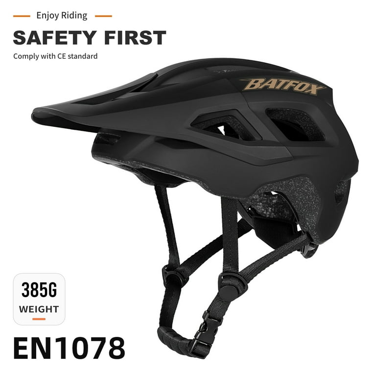 BATFOX Adult Mountain Bike Helmet NTA 8776 E-bike Certified CPSC