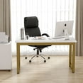 thumbnail image 5 of 55" Large Computer Desk, Modern Simple Style Study Writing Desk, Study Table Laptop Table for Home Office, 5 of 9