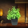 thumbnail image 6 of Honeeladyy Realistic Fake Potted Plants, Plastic Greenery Decor, Small Artificial Green Plant for Home, Office, Wedding, Tabletop, Shelf Decor, 6 of 6