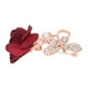 thumbnail image 4 of Broche de rosa ANGGREK elegante textura exquisita con incrustaciones simuladas, 4 of 8