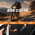 thumbnail image 4 of Bike Cover for 2 Bikes, 900D Waterproof Bicycle Cover with 6m Elastic Cord for Outdoor Storage and Transport, 4 of 5