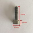 thumbnail image 3 of 10 Pcs Fastener Screw for Home Auto Repair Portable , M4x20 M4x20mm, 3 of 6