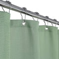 thumbnail image 2 of Yesfashion Shower Curtain, Hotel Quality Waffle Weave Textured Fabric Washable Shower Curtains for Bathroom, 2 of 8