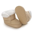 thumbnail image 4 of Baby Boys Girls Winter Warm Snow Booties,Cotton Cozy Fleece Anti-Slip Sole Soft Prewalker Newborn Boots, 4 of 9