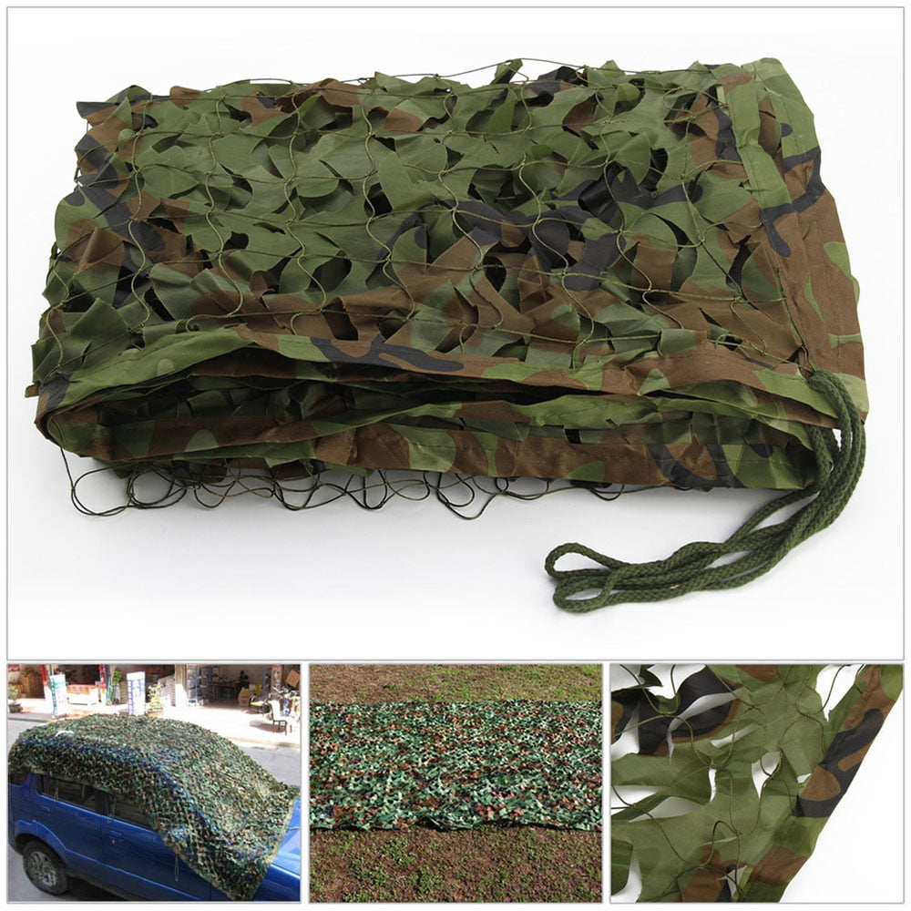 Military Camouflage Netting Hunting Camping Camo Army Net Woodland Desert Leaves 