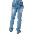 thumbnail image 5 of Cowgirl Tuff Western Jeans Womens Rip It 26 Reg Light Wash JRIPIT, 5 of 5