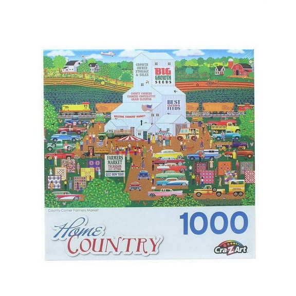 County Corner Farmers Market 1000 Piece Puzzle