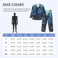 thumbnail image 4 of Hirioo Underwater Dolphin for Men's Pajama Sets 2 Piece Pjs Men's Long-Sleeved Pajama Set Button Down Sleepwear,S-XXL-Medium, 4 of 7