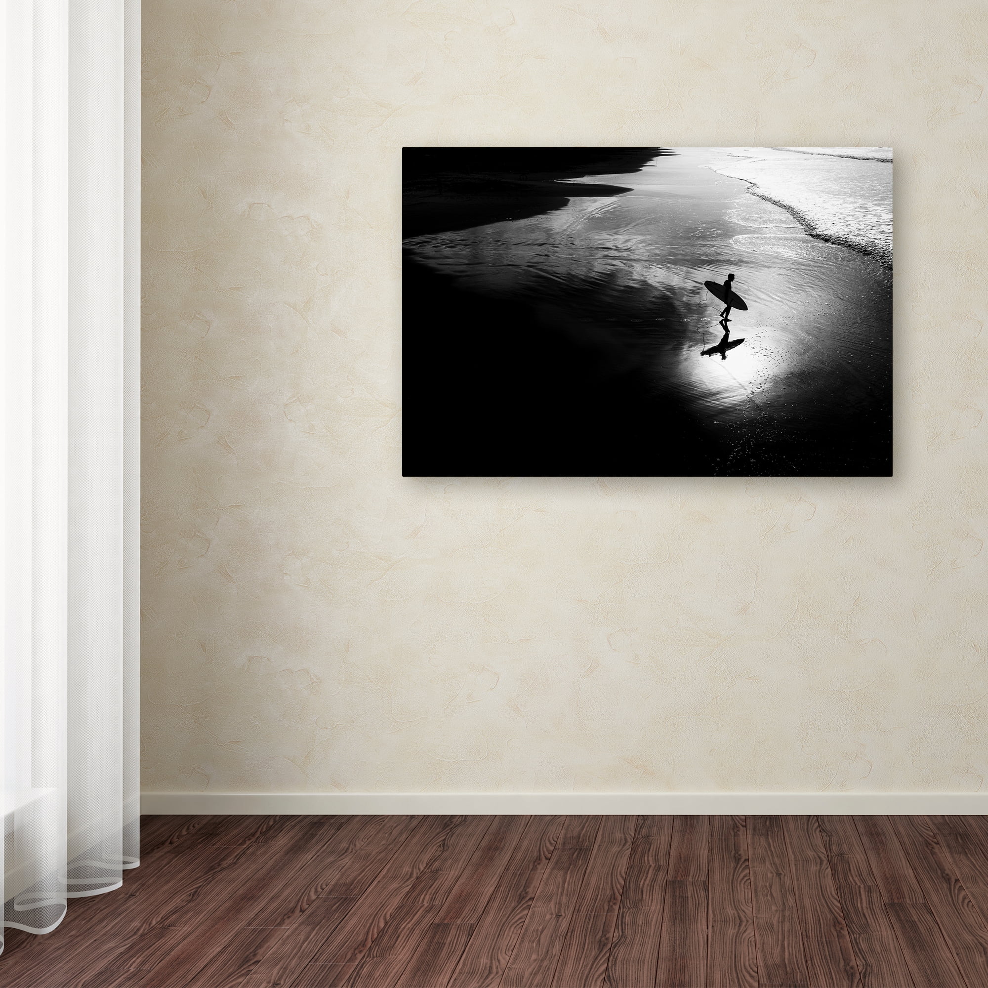 Trademark Fine Art 'The Surfer' Canvas Art by Massimo Della Latta