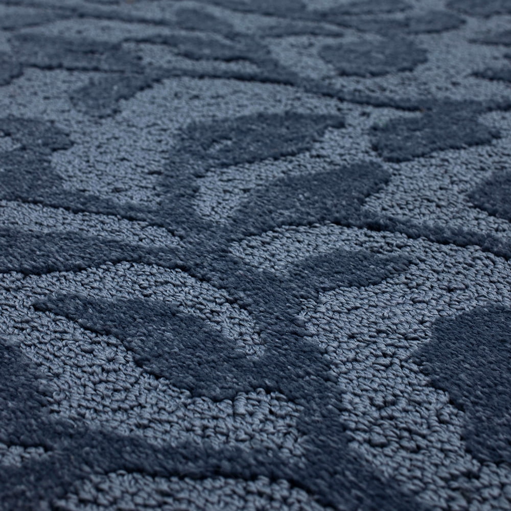 Mohawk Home Wisteria Floral Polyester Indoor Area Rug, Periwinkle, 5' x 7'
