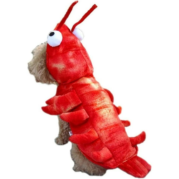 UOSIA Lobster Dog Costume Halloween Dog Costumes, Dogs Cosplay Clothes for Christmas