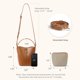 thumbnail image 4 of Bolso tipo bombonera BOSTANTEN Small de piel vegana para mujer, 4 of 6