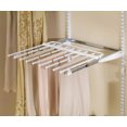 thumbnail image 6 of Rubbermaid Configurations Closet Sliding Pants Rack, White Epoxy Coated Steel, Easy to Use, Easy to Install, 6 of 6