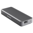 thumbnail image 1 of M6N Nueva Caja de Unidad de Estado SóLido M.2 NVMe Gen2X2 a USB3.2 SSD Thunder Speed 20Gbps Caja de Disco Duro MóVil, 1 of 8