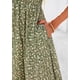 thumbnail image 5 of Vestido PRETTYGARDEN 2025 Boho Floral Maxi Cuello en V XXL, 5 of 8