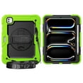 thumbnail image 2 of ELEHOLD Full Body Protective Case for iPad Pro 11 inch 2024,Heavy Duty 3-Layer Protection Case Built-in Screen Protector 360° Rotating Kickstand Handstrap Shoulder Strap Shockproof Cover,Green, 2 of 8
