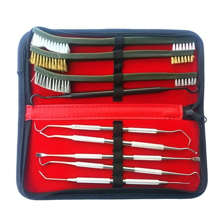 

9 in 1 Tube Brush Set Portable Copper Wire Brushes Car Mechanical Cleaning Tools Household Tool