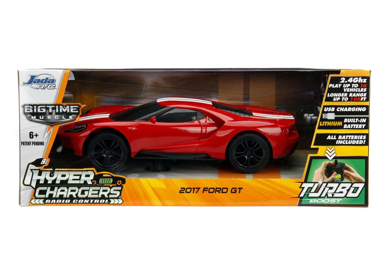 Jouet-véhicule radiocommandé Hypercharger Ford GT 2017 de Jada