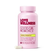 Love Wellness Good Girl Probiotics, Vaginal Probiotics for Women, pH Balance & Odor Support, 30 Capsules