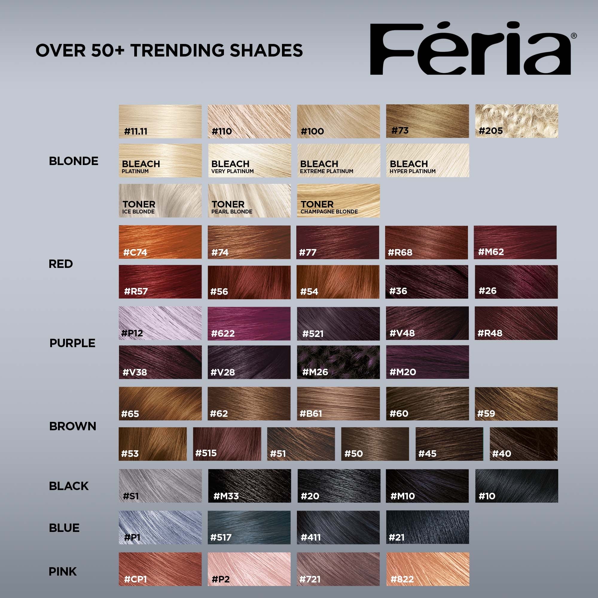 L'Oréal Paris Feria, Permanent Hair Dye