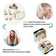 thumbnail image 4 of Ladybird Portable Square Jewelry Box Earrings Necklaces Bracelets Organizer for Girls and Women, 4 of 6