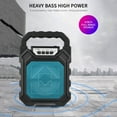 thumbnail image 2 of Portable BT Karaoke Machine Rechargeable Cordless Outdoor Speaker Battery Powered with Microphone & Microphone System for Home Outdoor Gym Party Singing Dancing Camping, 2 of 7