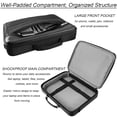 thumbnail image 2 of Laptop Messenger Bag 11.6 12 13 Inch Waterproof Shoulder Bag Travel Briefcase School Bag for Men, 2 of 7