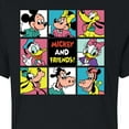 thumbnail image 3 of Disney - Mickey and Friends - Juniors Cropped Cotton Blend T-Shirt, 3 of 5
