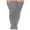 Grey, variant on Circulation Compression Socks for Women Men Women Soild Plus Size Over Knee Cotton Socks Extra Long Extra Thick Thigh Socks Tall Socks Breathable Casual Socks