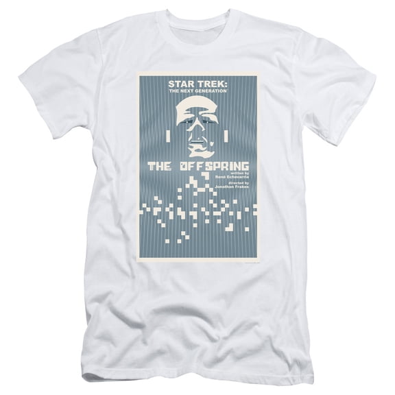 Star Trek Tng Season 3 Episode 16 Adult 30/1 T-Shirt White