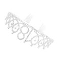 thumbnail image 4 of 1 corona de diamantes de imitación con peine de inserción de aleación para el cabello, corona decorativa para el 18 ° cumpleaños (plata), 4 of 7