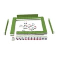 thumbnail image 2 of segolike 144Pcs Mini Mahjong Tiles Table Activities Supplies Chinese Version Game Set Green, 2 of 9