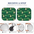 thumbnail image 6 of Bingfone St Patrick'S Day9 Windshield Sun Shade 2-Piece Foldable Car Front Window Sunshade For Most Sedans Suv Truck - Auto Sun Blocker Visor Protector Blocks Max Uv Rays - Small, 6 of 7