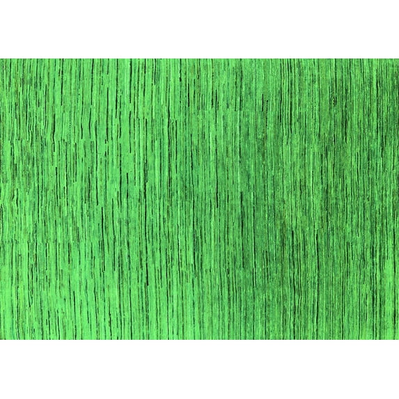 Ahgly Company Indoor Rectangle Oriental Green Industrial Area Rugs, 8' x 12'