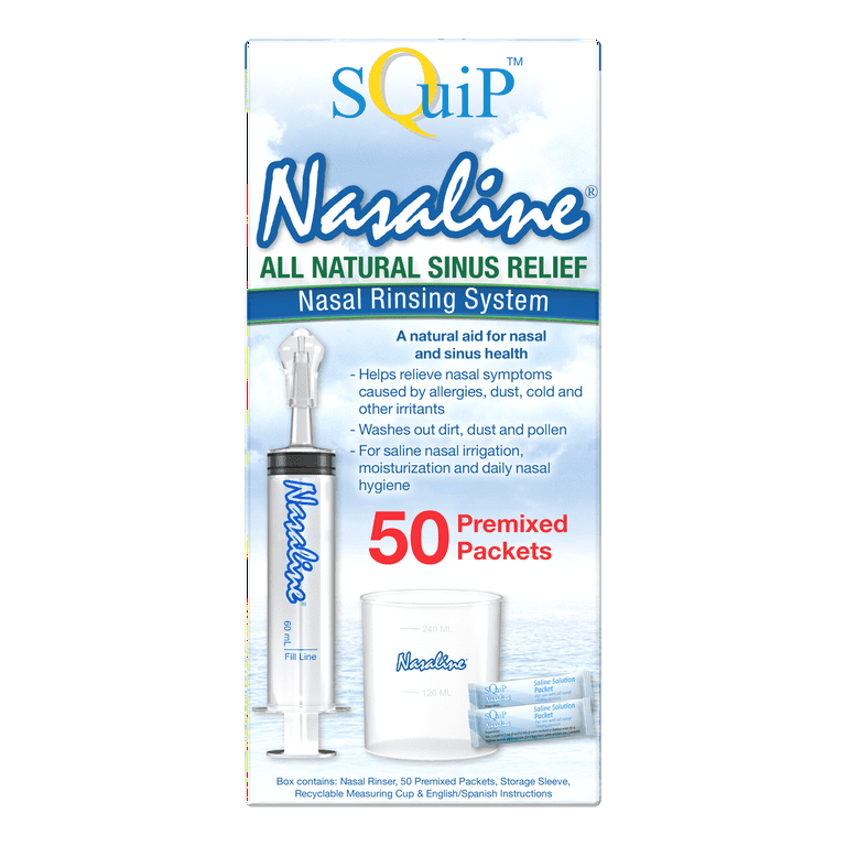𝙉𝙖𝙨𝙖𝙡 𝙄𝙧𝙧𝙞𝙜𝙖𝙩𝙞𝙤𝙣 Nasal Rinse Kit (120 Salt Packs)