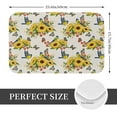 thumbnail image 2 of Sikiie Bird Sunflowers Print Flannel Anti-slip Floor Mat 16x24in, Thickened Dustproof Entrance Door Mat Floor Mat for Kitchen, Bathroom, Laundry Room, 2 of 7