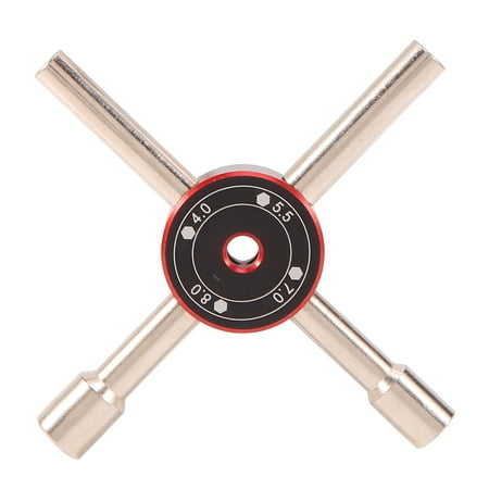 

1/10 1/8 RC Tool Screw Nut Hexagonal Cross Wrench Sleeve for RC Car 2