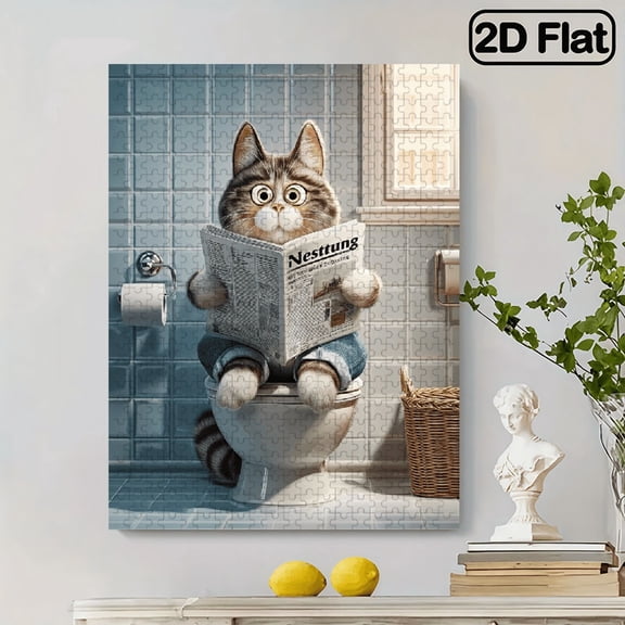 500pc Fun puzzle,frameless paper puzzle, mental exercise,suitable for family games during holidays. The best gift for puzzle enthusiasts.