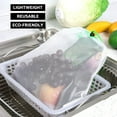thumbnail image 2 of LNGOOR Fdit 15 Pcs Sacs en Filet Réutilisables pour Produits Épicerie Fruits Légumes Rangement Pochette de Magasinage, 2 of 9