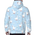 thumbnail image 5 of Hoodies for Men - Cartoon Cute Duck Flower Long Sleeve Comfrt Men'S Fashion Hoodies & Sweatshirts, Sweatshirts for Men Hoodies Pullover Clothing Clothes with Pouch, 5 of 7