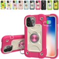 thumbnail image 2 of Funda multifunción 3 en 1 para iPhone 14, 13, 12 Mini, 11 Pro Max, XS, XR, 7, 8 Plus, SE, soporte de silicona para coche, PC, cubierta a prueba de golpes, piel Fivean unisex, 2 of 2