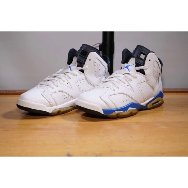 Jo r-dan 6 Retro Sport Blue (2014) Size 7 Youth / 384665 107