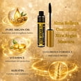 thumbnail image 3 of Alma Belleza XTRA Argan Mascara – Volumizing & Lengthening Lash Mascara with Argan Oil – Liquid Gold Formula, Black, Smudge-Resistant, Long-Lasting, 3 of 6