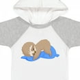 thumbnail image 4 of Inktastic Cute Baby Sloth Sleeping on Blue Pillow Boys or Girls Baby Bodysuit, 4 of 5