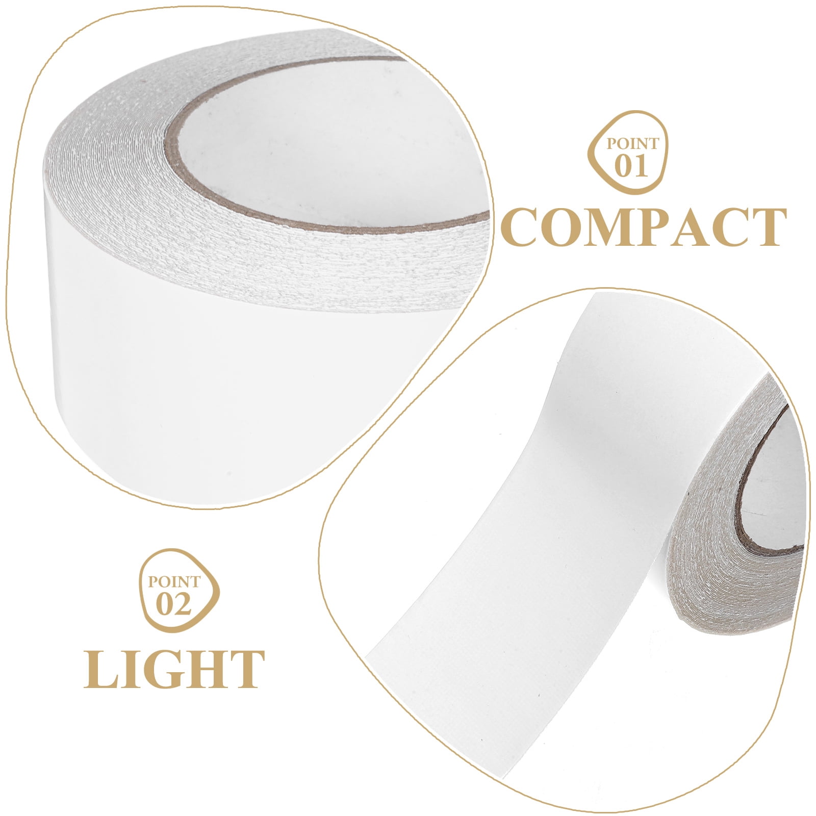 POPETPOP Heavy Duty Clear Duct Tape for Carpet Repair with Strong Adhesion on Wood, Brick, Tile and More