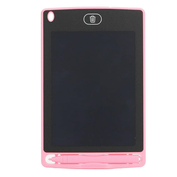 Tablette d'écriture LCD écologique et portable pour tout-petits, avec stylet, pour dessiner, apprendre l'orthographe, rose