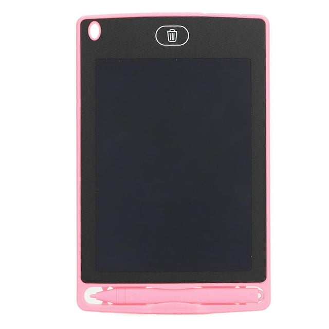 Tablette d'écriture LCD écologique et portable pour tout-petits, avec stylet, pour dessiner, apprendre l'orthographe, rose