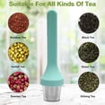 thumbnail image 3 of 2pcs Tea Infuser, Silicone Handle - Stainless Steel Tea Strainer - Extra Fine Mesh Tea Filter for Loose Leaf Tea or Herbal Tea, 3 of 5