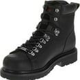 thumbnail image 4 of Harley-Davidson Dipstick Black Grain Leather Oil-Resistant Motorcycle Boots 10 2E US for Men, 4 of 4